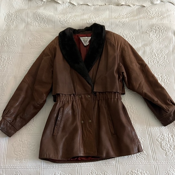 VINTAGE J Percy for Marvin Richards 100% Leather Jacket - Picture 8 of 8